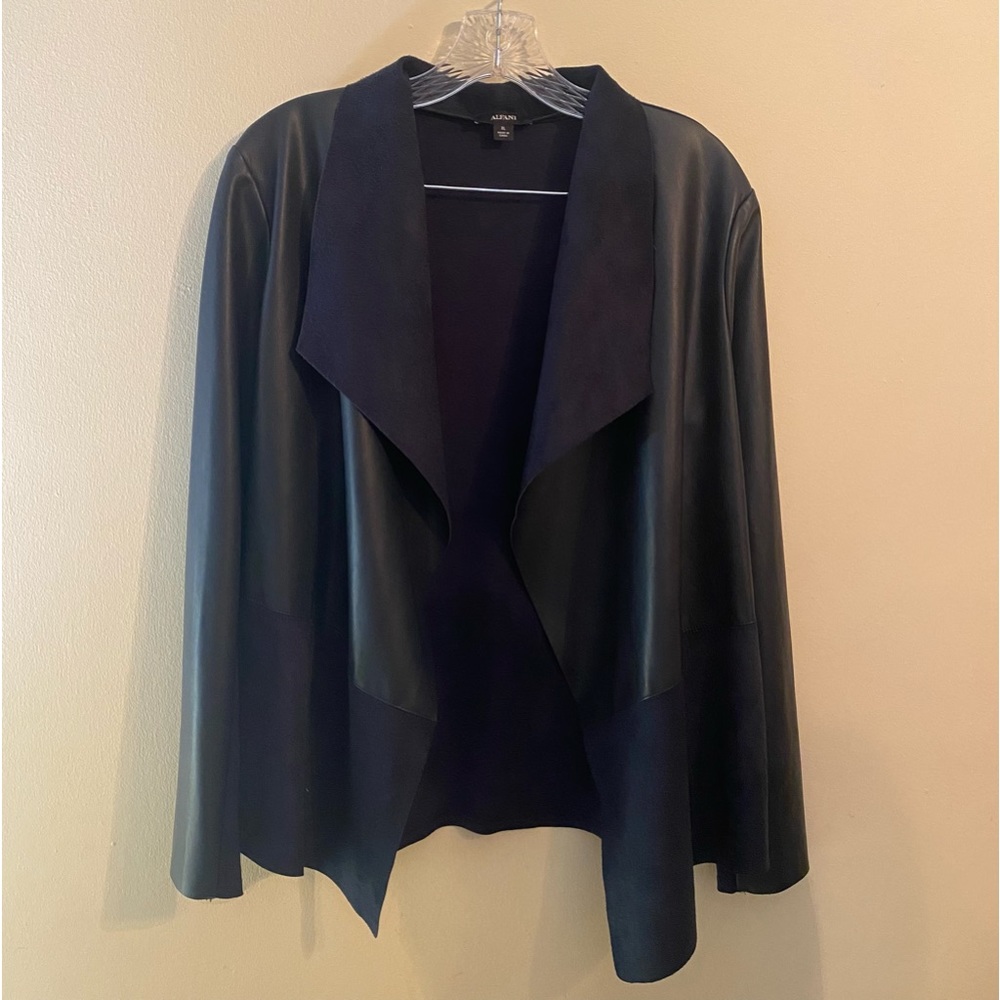 Alfani Women's suede Blazer Jacket size extra-large